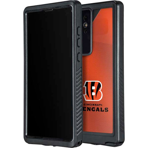 NFL Cincinnati Bengals Team Jersey Galaxy S24 Ultra Waterproof Case