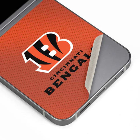 NFL Cincinnati Bengals Team Jersey Galaxy Z Flip6 Skin