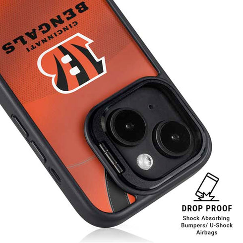 NFL Cincinnati Bengals Team Jersey iPhone 14 Plus Kickstand Case