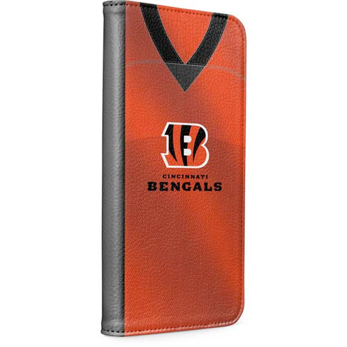 NFL Cincinnati Bengals Team Jersey iPhone 15 Plus Folio Case