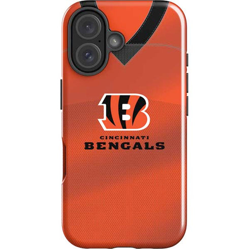 NFL Cincinnati Bengals Team Jersey iPhone 16 Impact Case