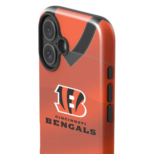 NFL Cincinnati Bengals Team Jersey iPhone 16 Impact Case