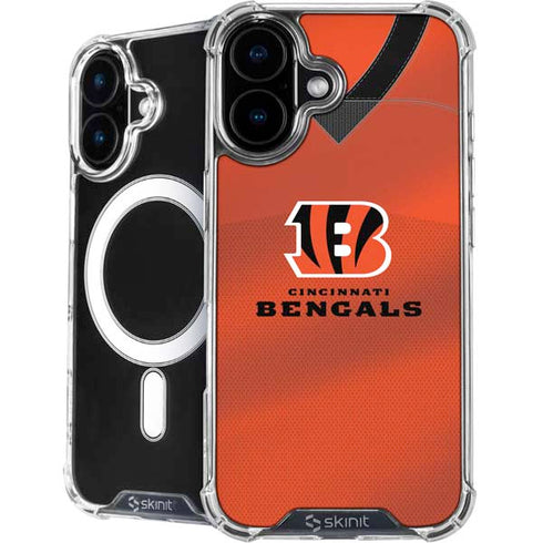 NFL Cincinnati Bengals Team Jersey iPhone 16 MagSafe Case