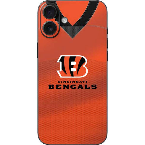 NFL Cincinnati Bengals Team Jersey iPhone 16 Plus Skin