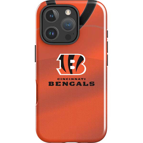 NFL Cincinnati Bengals Team Jersey iPhone 16 Pro Impact Case