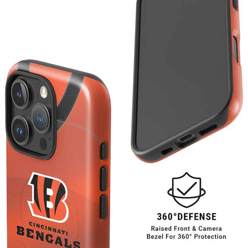 NFL Cincinnati Bengals Team Jersey iPhone 16 Pro Magsafe Impact Case