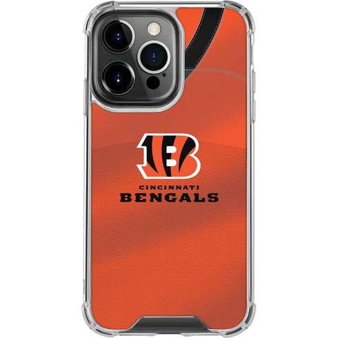 NFL Cincinnati Bengals Team Jersey iPhone 16 Pro Max Clear Case