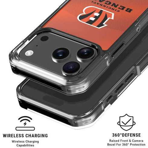 NFL Cincinnati Bengals Team Jersey iPhone 18 Pro Clear Case