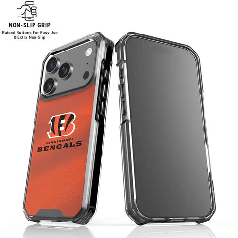NFL Cincinnati Bengals Team Jersey iPhone 18 Pro Clear Case
