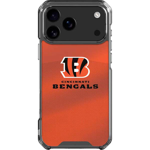 NFL Cincinnati Bengals Team Jersey iPhone 18 Pro Max Clear Case