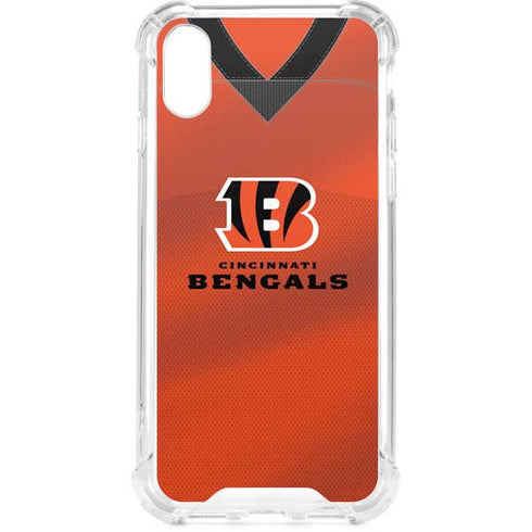 NFL Cincinnati Bengals Team Jersey iPhone XS Clear Case