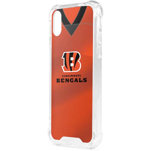 NFL Cincinnati Bengals Team Jersey iPhone XS Clear Case