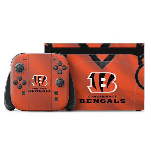 NFL Cincinnati Bengals Team Jersey Nintendo Skins