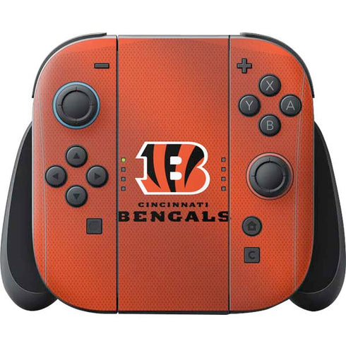 NFL Cincinnati Bengals Team Jersey Nintendo Switch 2 (2025) Joy-Con Controller Skin