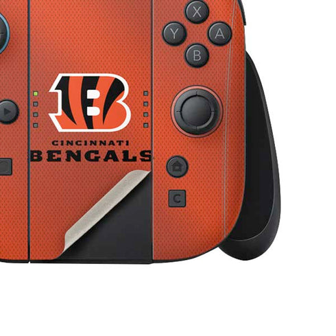 NFL Cincinnati Bengals Team Jersey Nintendo Switch 2 (2025) Joy-Con Controller Skin