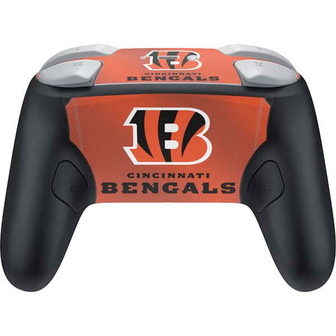 NFL Cincinnati Bengals Team Jersey Nintendo Switch 2 (2025) Pro Controller Skin