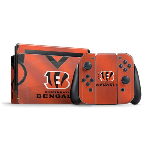 NFL Cincinnati Bengals Team Jersey Nintendo Skins