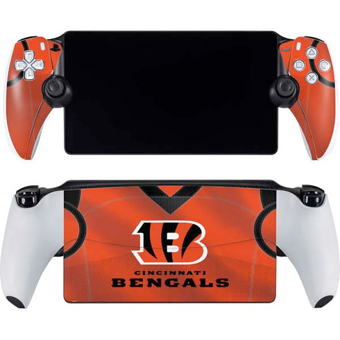 NFL Cincinnati Bengals Team Jersey PlayStation Portal Remote Player Skin