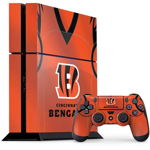 NFL Cincinnati Bengals Team Jersey PlayStation PS4 Skins