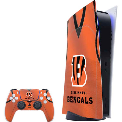 NFL Cincinnati Bengals Team Jersey PlayStation PS5 Skins