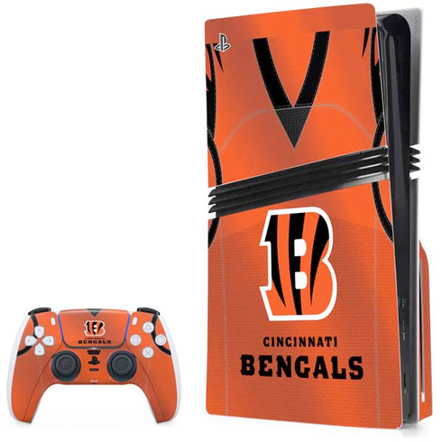 NFL Cincinnati Bengals Team Jersey PlayStation PS5 Skins