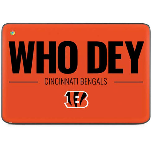 NFL Cincinnati Bengals Team Motto HP Chromebook Skin