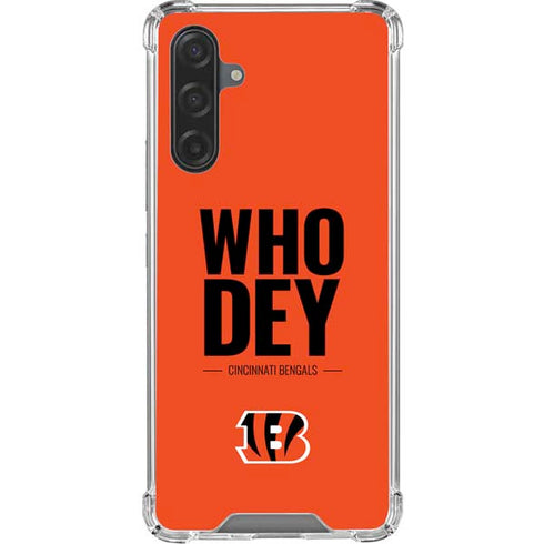 NFL Cincinnati Bengals Team Motto Galaxy A17 Clear Case