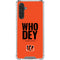 NFL Cincinnati Bengals Team Motto Galaxy A17 Clear Case