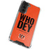 NFL Cincinnati Bengals Team Motto Galaxy S22 Clear Case