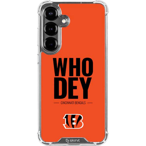 NFL Cincinnati Bengals Team Motto Galaxy S26 Clear Case