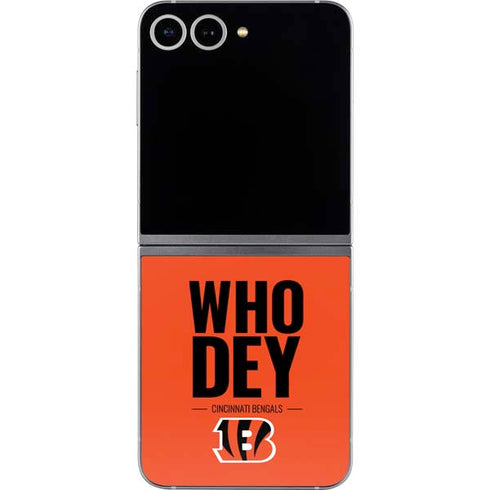 NFL Cincinnati Bengals Team Motto Galaxy Z Flip6 Skin