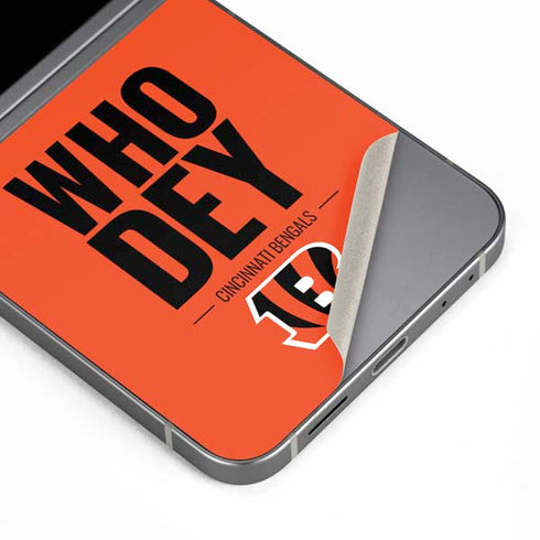 NFL Cincinnati Bengals Team Motto Galaxy Z Flip6 Skin