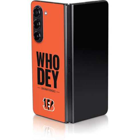 NFL Cincinnati Bengals Team Motto Galaxy Z Fold5 5G Skin