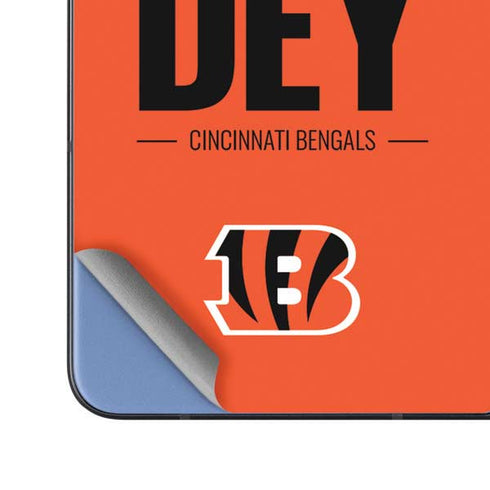 NFL Cincinnati Bengals Team Motto Galaxy Z Fold5 5G Skin