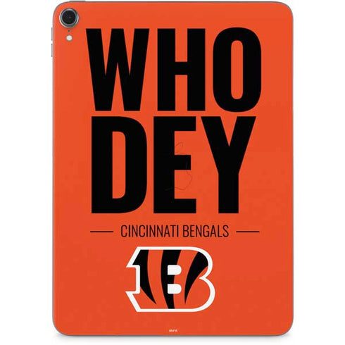 NFL Cincinnati Bengals Team Motto Apple iPad Pro Skin