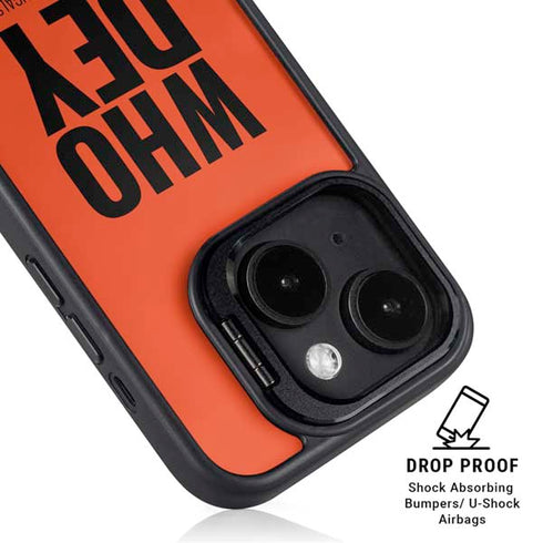 NFL Cincinnati Bengals Team Motto iPhone 14 Plus Kickstand Case