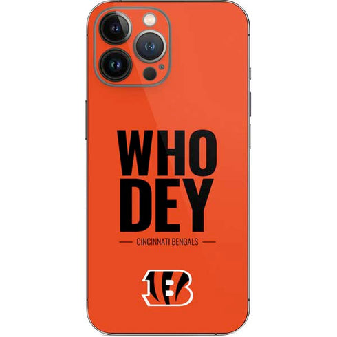 NFL Cincinnati Bengals Team Motto iPhone 15 Pro Max Skin