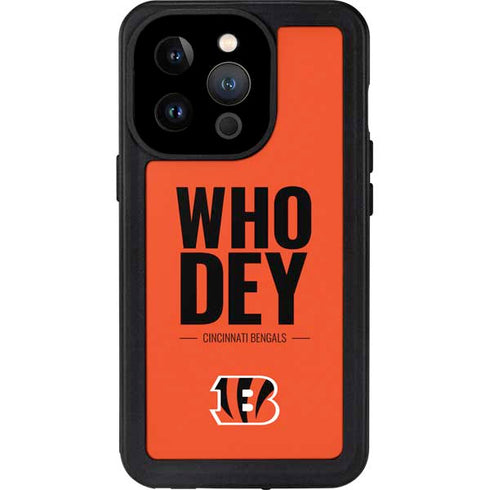 NFL Cincinnati Bengals Team Motto iPhone 15 Pro Waterproof Case
