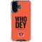 NFL Cincinnati Bengals Team Motto iPhone 16 Plus Clear Case