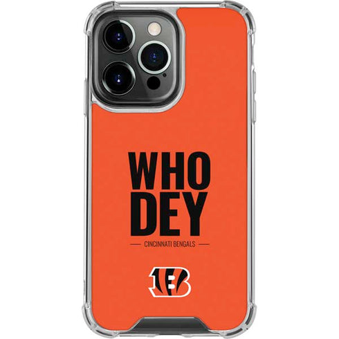 NFL Cincinnati Bengals Team Motto iPhone 16 Pro Clear Case