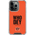 NFL Cincinnati Bengals Team Motto iPhone 16 Pro Clear Case
