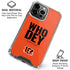 NFL Cincinnati Bengals Team Motto iPhone 16 Pro Clear Case