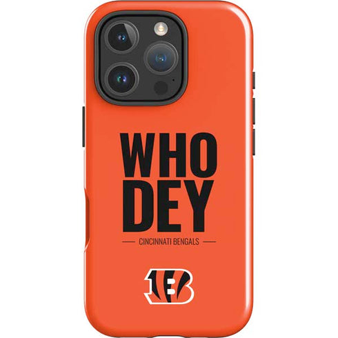NFL Cincinnati Bengals Team Motto iPhone 16 Pro Impact Case