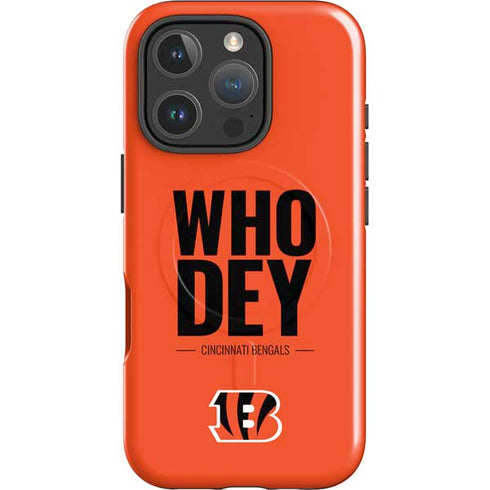 NFL Cincinnati Bengals Team Motto iPhone 16 Pro Magsafe Impact Case