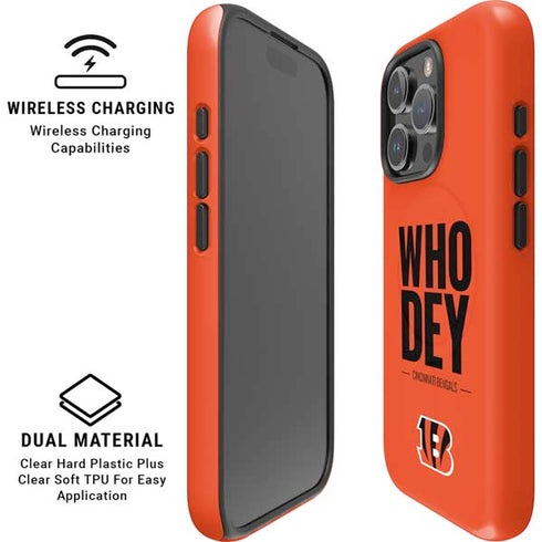 NFL Cincinnati Bengals Team Motto iPhone 16 Pro Magsafe Impact Case