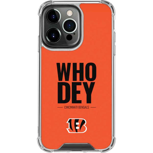 NFL Cincinnati Bengals Team Motto iPhone 16 Pro Max Clear Case