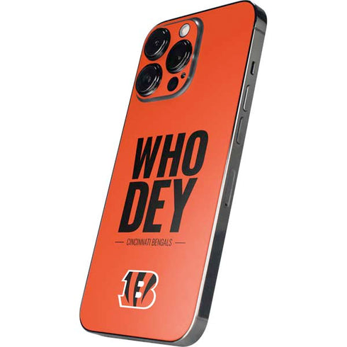 NFL Cincinnati Bengals Team Motto iPhone 16 Pro Max Skin