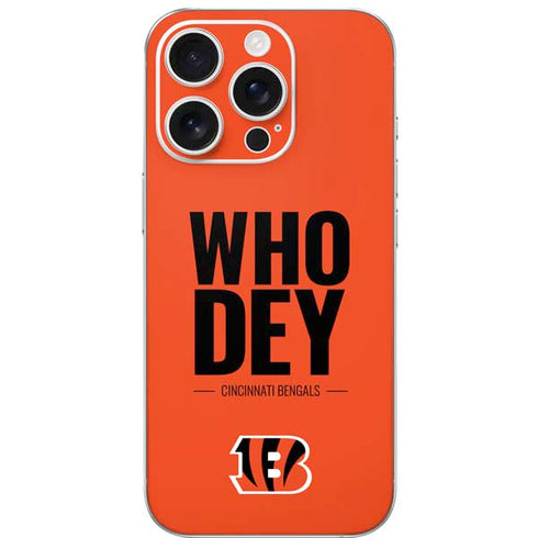 NFL Cincinnati Bengals Team Motto iPhone 16 Pro Skin