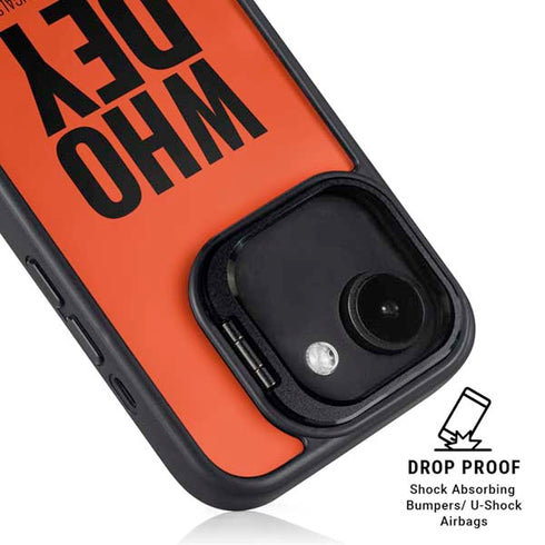 NFL Cincinnati Bengals Team Motto iPhone 16e Kickstand Case