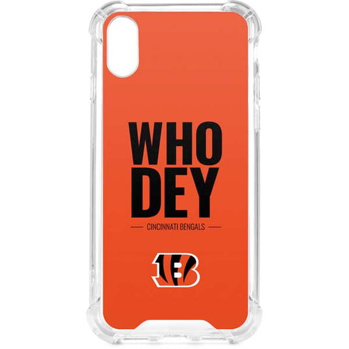 NFL Cincinnati Bengals Team Motto iPhone XS Clear Case